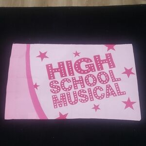 High School Musical Disney Vintage Pillow Case Pink 20" X 31"